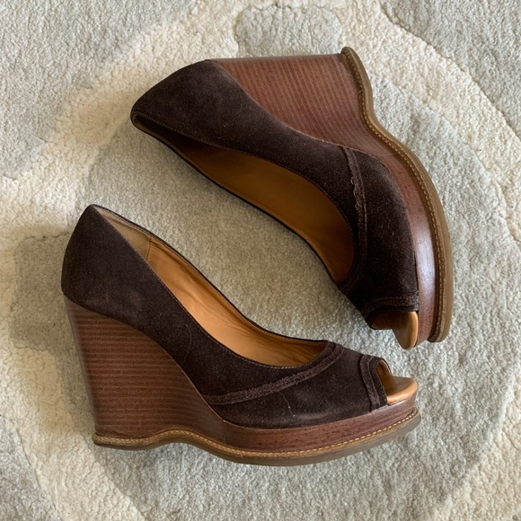 Michael Kors suede wedges - Picture 3 of 7